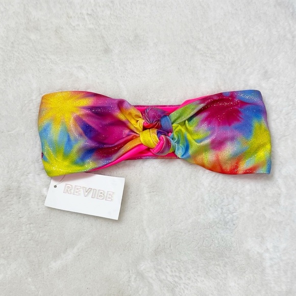 NWT Dippin Daisy’s Tie Dye Daydream Bikini Set High Waist Knot Front - Picture 4 of 10